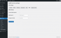 Page screenshot: Settings → Access package → 
                    DNB                