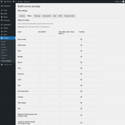 Page screenshot: Settings → Access package → 
                    Filters                