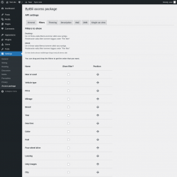 Page screenshot: Settings → Access package → 
                    Filters                