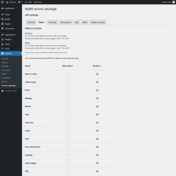 Page screenshot: Settings → Access package → 
                    Filters                