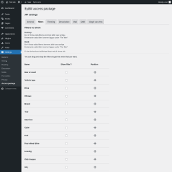 Page screenshot: Settings → Access package → 
                    Filters                