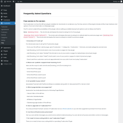 Page screenshot: Truebooker &rarr; FAQ