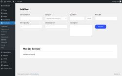 Page screenshot: Truebooker &rarr; Services