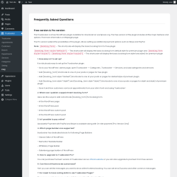 Page screenshot: Truebooker &rarr; FAQ
