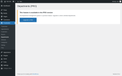 Page screenshot: Truebooker &rarr; Departments