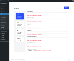 Page screenshot: Truebooker &rarr; Setting
