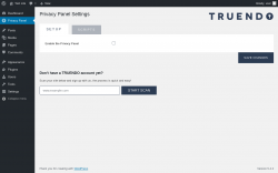 Page screenshot: Privacy Panel