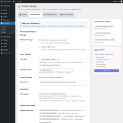 Page screenshot: Tracksies &rarr; Trustie &rarr; 
					
					Testimonials				