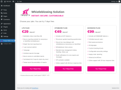 Page screenshot: Trusty WBS Form