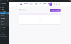Page screenshot: TS Team → Team Member