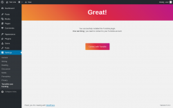 Page screenshot: Turnstile &lsaquo; Test site &mdash; WordPress