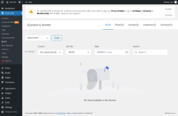 Page screenshot: Tutor LMS &rarr; Q & A 