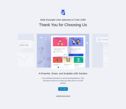 Page screenshot: Tutor &rsaquo; Setup Wizard