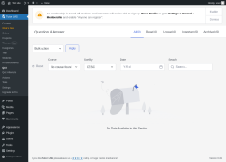 Page screenshot: Tutor LMS → Q&A 