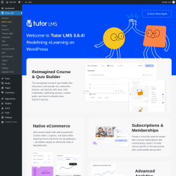 Page screenshot: Tutor LMS → What’s New