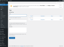Page screenshot: Tutor LMS → Tags