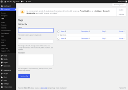 Page screenshot: Tutor LMS &rarr; Tags