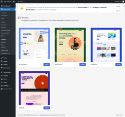 Page screenshot: Tutor LMS &rarr; Themes