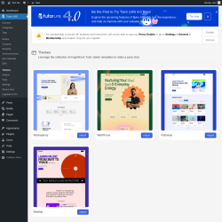 Page screenshot: Tutor LMS &rarr; Themes