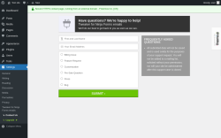 Page screenshot: Settings → Contact Us