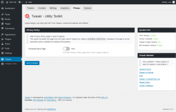 Page screenshot: Tweakr &rarr; Privacy
