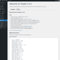 Page screenshot: Tweakr &rarr; About
