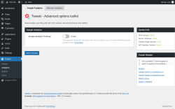 Page screenshot: Tweakr &rarr; Analytics