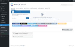 Page screenshot: Revive Social