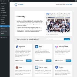 Page screenshot: Revive Social → About Us