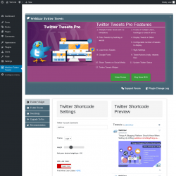 Page screenshot: Weblizar Twitter Tweets