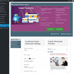 Page screenshot: Customize Feeds for Twitter