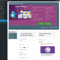 Page screenshot: Customize Feeds for Twitter