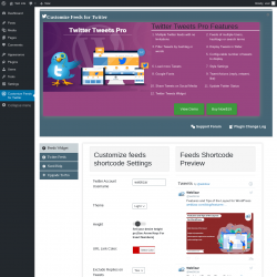 Page screenshot: Customize Feeds for Twitter