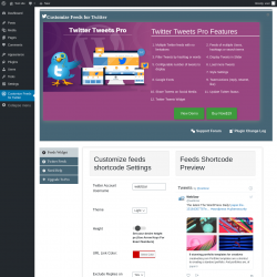 Page screenshot: Customize Feeds for Twitter