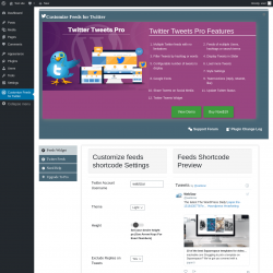 Page screenshot: Customize Feeds for Twitter