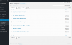 Page screenshot: Email Templates