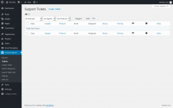 Page screenshot: uCare Support &rarr; Tickets