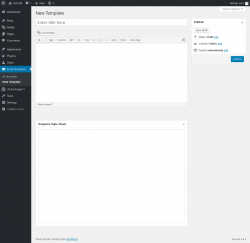 Page screenshot: Email Templates &rarr; New Template