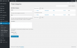 Page screenshot: uCare Support &rarr; Ticket Categories