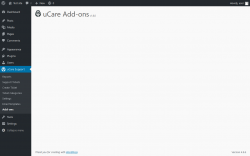 Page screenshot: uCare Support &rarr; Add-ons