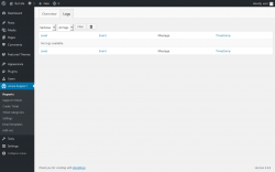 Page screenshot: uCare Support &rarr; Logs