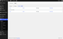 Page screenshot: uCare Support &rarr; Logs