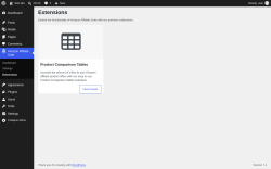 Page screenshot: Amazon Affiliate Suite &rarr; Extensions