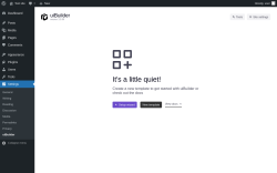 Page screenshot: Settings → uiBuilder