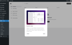 Page screenshot: Settings → uipress
