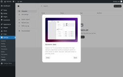 Page screenshot: Settingsmenu-settings → uiPressuip-ui-builder
