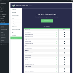 Page screenshot: Ultimate Client → Buy Pro Version