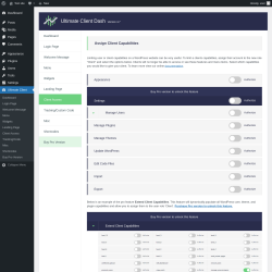 Page screenshot: Ultimate Client → Client Access