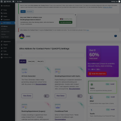 Page screenshot: CF7 Addons