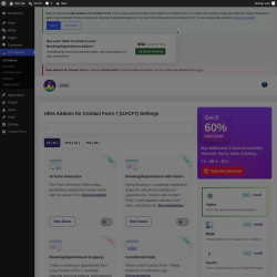 Page screenshot: CF7 Addons